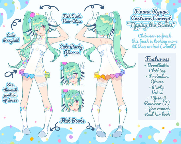 Finana Ryugu Costume Design