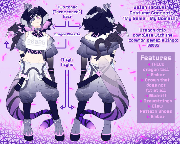 Selen Tatsuki Costume Design