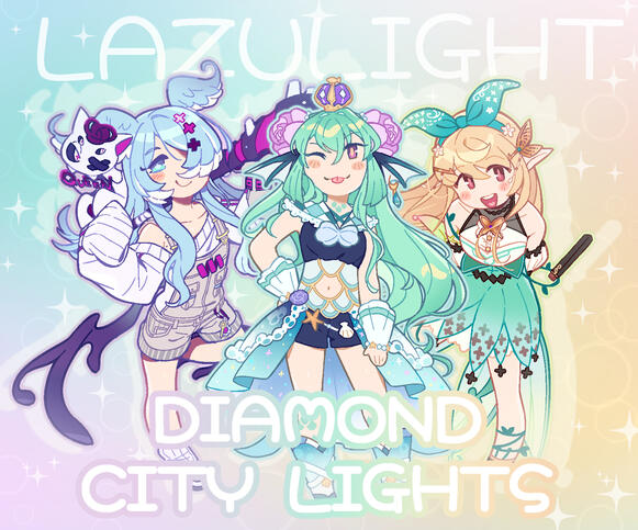 Lazulight (Elira Pendora, Finana Ryugu, Pomu Rainpuff)